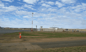 Wagga Wagga Airport, with ATC tower in background.